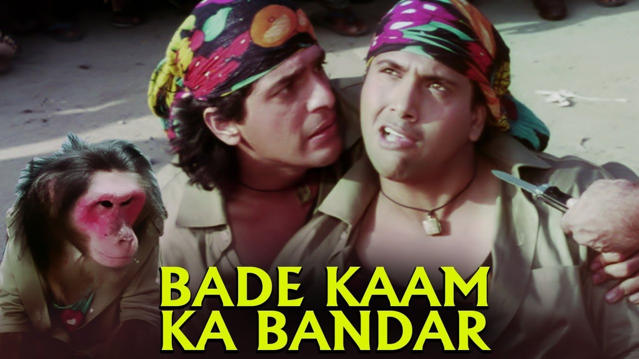 Bade Kaam Ka Bander  4K Video Song  Govinda Chunky Pandey  Aankhen Song