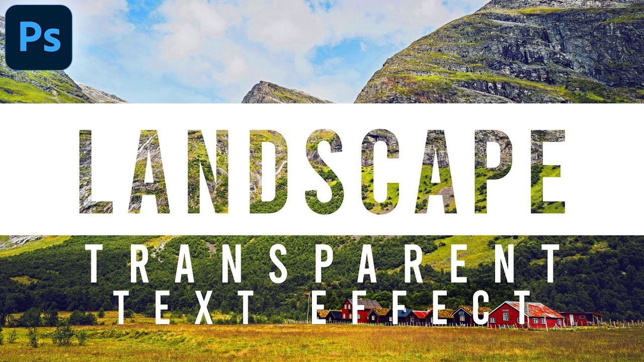 Transparent Text Effect in Photoshop – Easy Step-by-Step Tutorial - YouTube