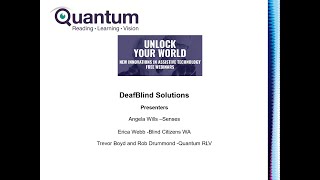 Unlock Your World: DeafBlind Solutions