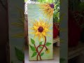 Sunflower Clay Mural
