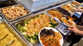 9900원 핵가성비 중식뷔페? 중화요리 혼자서 100인분이상 준비하는 중국집 무한리필 7$ Chinese food buffet, korean street food