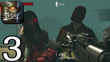 Zombie Hunter D-Day M249 Gun Purchased max level Upgrade Gameplay walkthrough part-3 (Android&IOS)