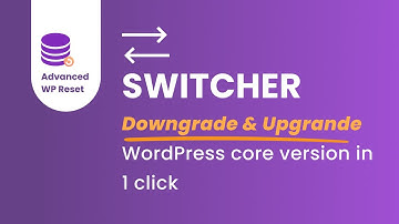 Downgrade & Upgrade WordPress versions as you wish with WP version Switcher.