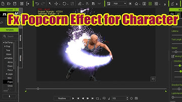 How to use Popcorn Fx Effect for i clone 7 | Popcorn Fx effect work with character movement tutorial