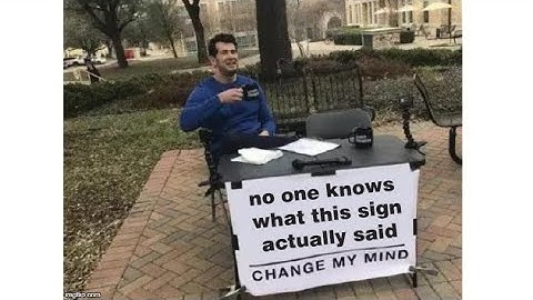 Change My Mind: origin/compilation