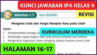 Jawaban IPA Kelas 9 Halaman 16 17 Aktivitas 1.7 Ayo Selidiki Kurikulum Merdeka Revisi