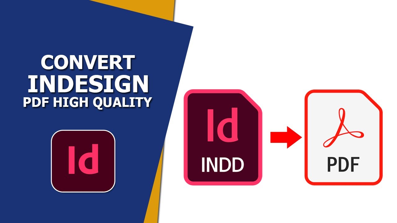 Convert Indesign To Pdf How to convert InDesign to pdf high quality - YouTube
