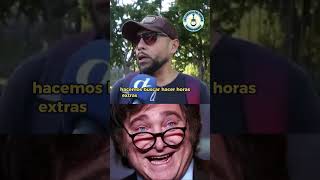¡Así es muy difícil: no llega a fin de mes pero banca a Milei! #salario #milei #viral_video