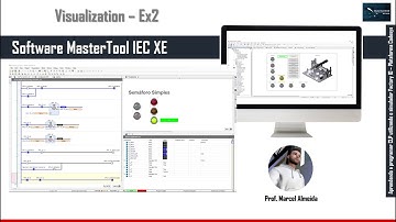 Visualization CoDeSys - Exercício 2 - Semáforo Simples (Ladder) - Programação de CLP