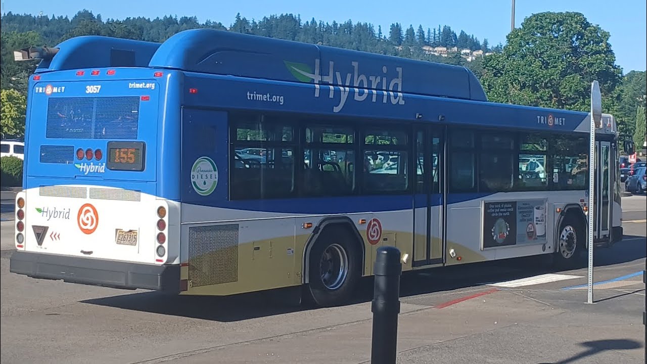 [RARE ANOMALY] TriMet Ride-A-Long | Line 155 with a Hybrid