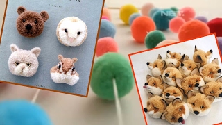 How To Make Pompoms Step By Step Diy Pom Pom Projects Pom Pom Tutorial Youtube