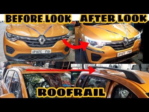 renault-triber-rxe-or-rxl-roofrail-fitted,-drl-modification||-accessories-for-triber-||carhut