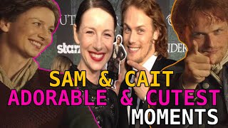 'Outlander' Sam Heughan & Caitriona Balfe Unending Adorable Chemistry  😍