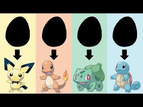 Pokemon Eggs Requests #1: Starters Gen 1 & Pichu Eggs