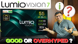 Lumio Vision 7 QLED TV 2026 Best 55 Inch QLED TV in India 2026 Lumio Vision 7 TV Review 2026