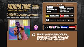 BREAKING BACKGROUND CURSES AND PROBLEMS || MOGPA TIME WITH REV O B || 23 - 08 - 2026