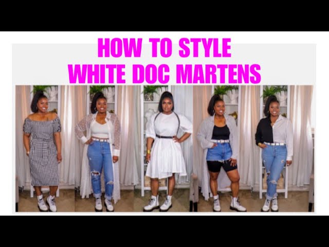 What to wear with white doc martens - Buy and Slay