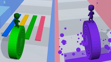 Layers Roll Gameplay All Levels iOS, Android Walkthrough Mobile Game New Alltrailer Mix Level 53