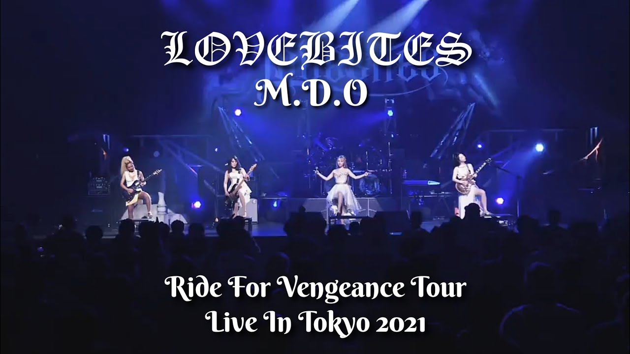 LOVEBITES ○ M.D.O [ with lyrics ] ○ Ride For Vengeance Tour