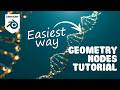 Sci-fi DNA animation in Blender with Geometry nodes [TUTORIAL]