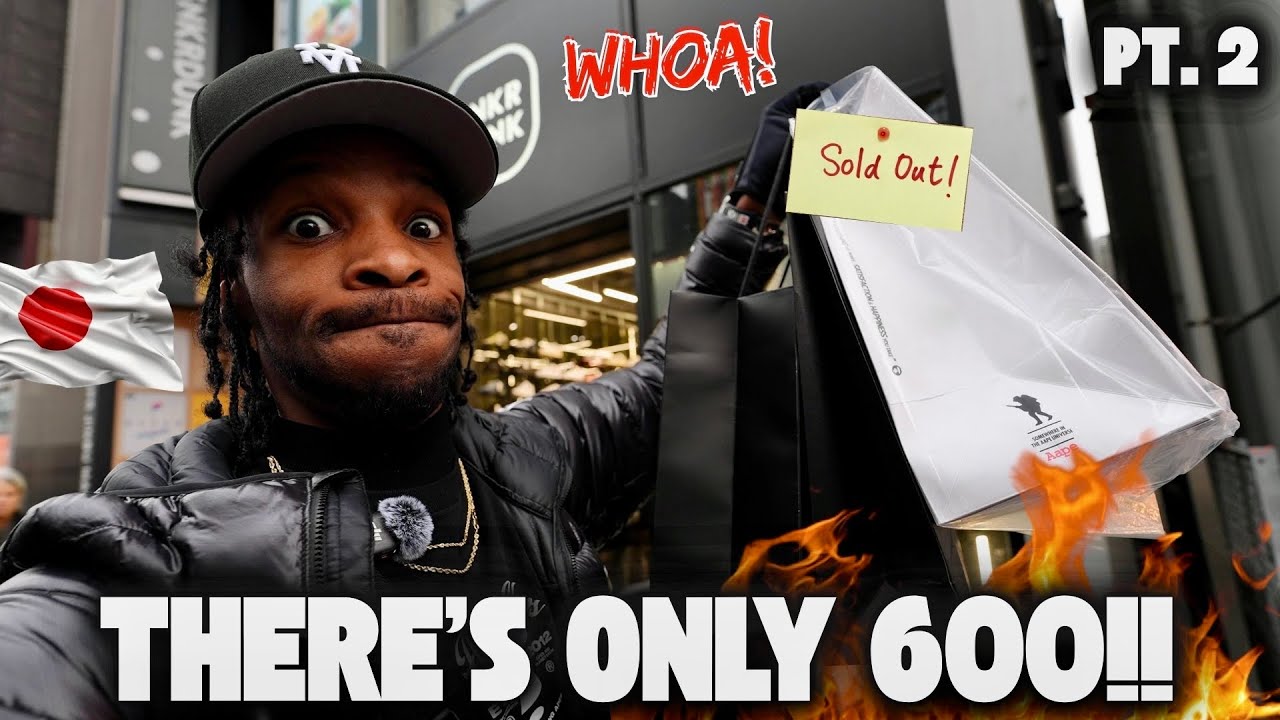 THEY ONLY MADE 600 PAIRS & I WAS ABLE TO GRAB ONE WHILE OUT IN TOKYO! JAY IN JAPAN PT.  2