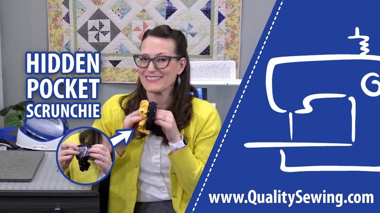 How Do I Make a Scrunchie With a Hidden Pocket?