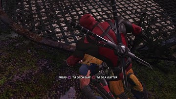 Deadpool - Slap Wolverine [Mini-Game] - PS4