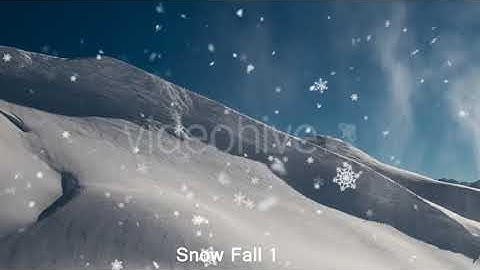 Snow | Motion Graphics - Envato elements