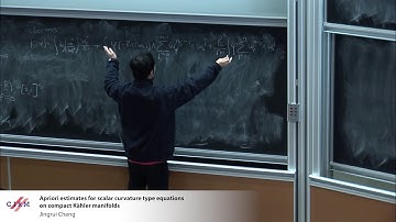 Jingrui Cheng: Apriori estimates for scalar curvature type equations on compact Kähler manifolds