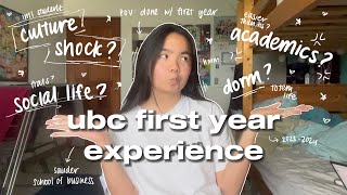 watch this before you go to ubc: my first year experience ✧ academics, dorm, social life