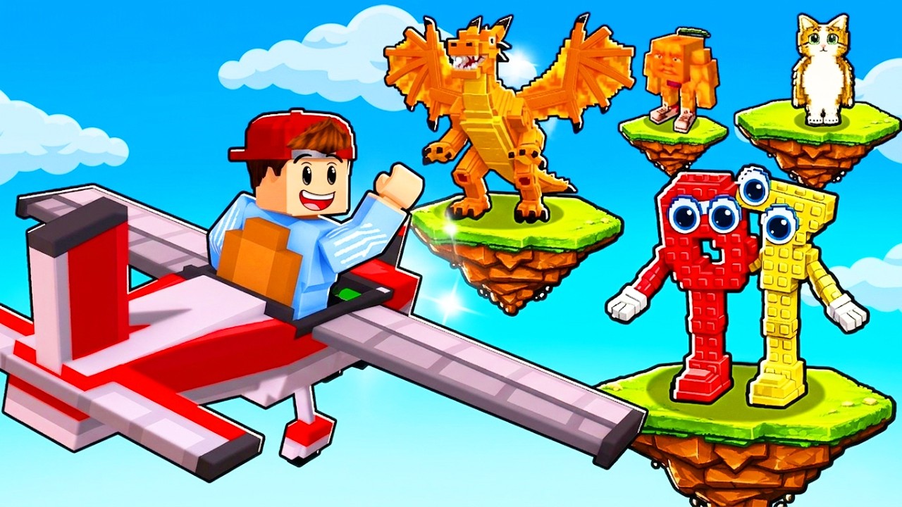 Ich KLAUE BRAINROTS mit FLUGZEUG in Roblox!