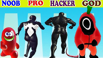 PRO vs HACKER Mutant Team Game vs Join Blob Clash 3D Game New MAX LEVEL Update Walkthrough