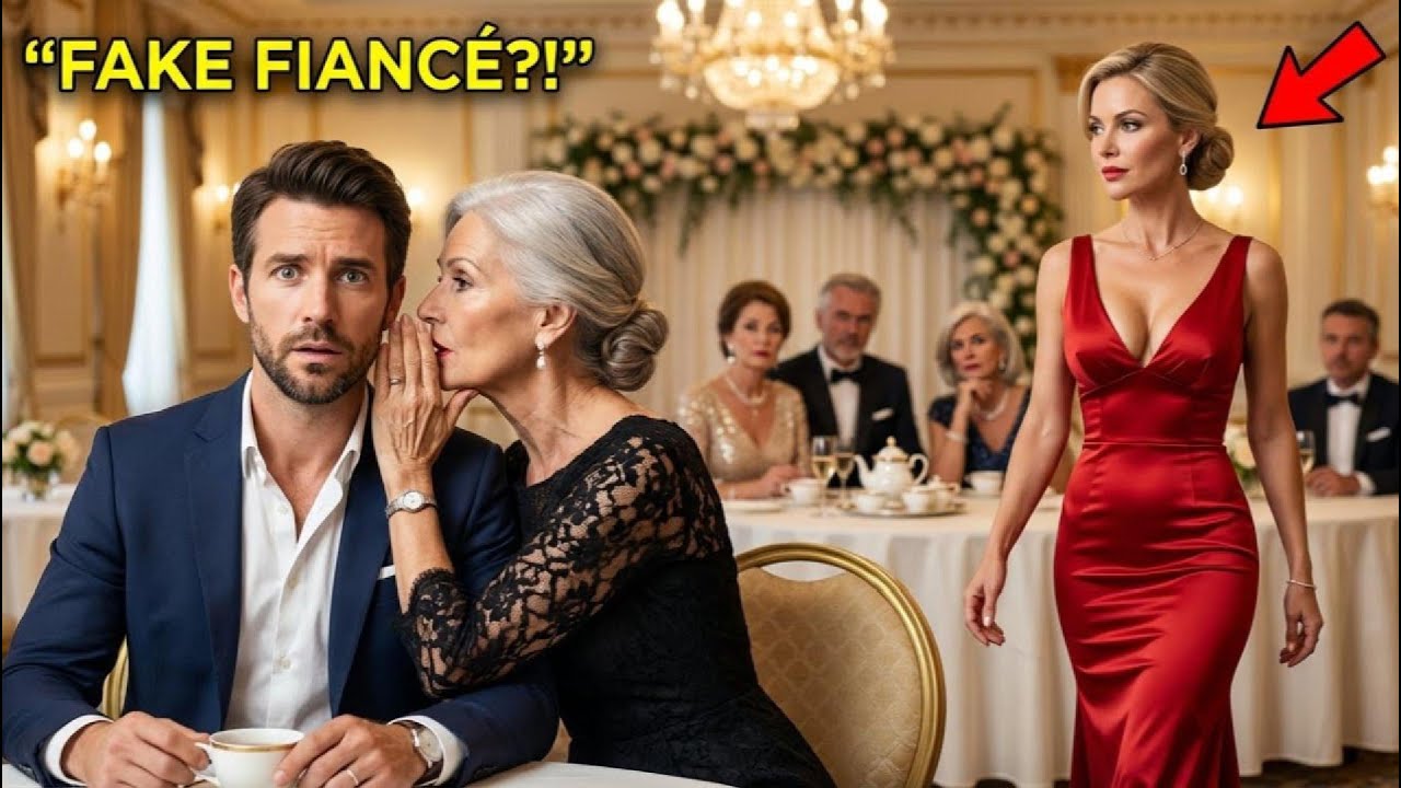 Single Dad Came for Tea Alone — Then She Whispered: “Fake-Fiancé My CEO Daughter”