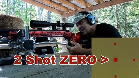 How to Zero In A Rifle With 2 Shots