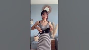 Bí kíp giấu dây áo bra cho váy 2 dây #shortvideo #meohay #thoitrang #quanao