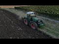 FENDT Favorite 916 plowing with John Deere 6600 | 5 tractors | Greece