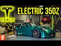 Building the World's FIRST Tesla Swapped Liberty Walk Nissan 350Z! Part 2