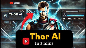 🔨Build Thor AI⚡ Chatbot 100% Offline (Python + DeepSeek) - Marvel AI in 3 Min!