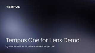 Tempus One for Lens Demo screenshot 5