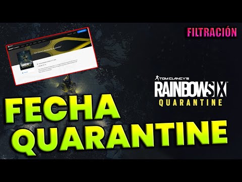 FILTRADA FECHA DE LANZAMIENTO RAINBOW SIX QUARANTINE