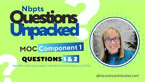 How to Start MOC Component 1 the RIGHT Way
