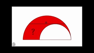 Area between Semicircles | Intersecting Semicircles problem | Advanced math problems | Mathematics