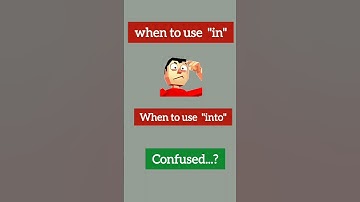 Difference between in and into - अब कभी नहीं भूलोगे 👈 #shorts #prepositions#englishgrammar  #english