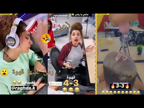 أروع اللحظات والمقالب بين رضا ورغدة قبل خوجه من سديم3