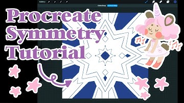 Procreate Symmetry Tool Tutorial - Vertical, Quadrant and Radial