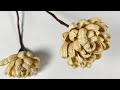 How to make beautiful flowers from corn husksshorts icraftpaper diy craft cornhusks