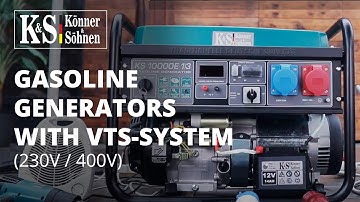 Könner & Söhnen gasoline generators with VTS system (models 1/3)