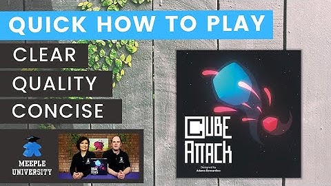 Cube Attack Board Game - Quick How to Play. A Kickstarter Preview