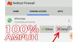 Cara Ampuh Mematikan WhatsApp, BBM, dll Tanpa Matiin Data Internet - Durasi: 5.43. 