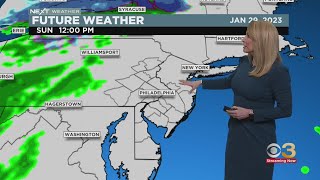 NEXT Weather: Mostly sunny day, evening clouds